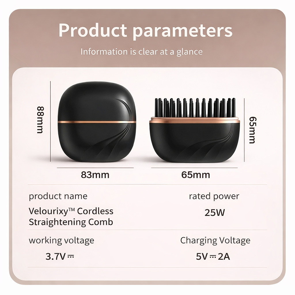 Velourixy™ Cordless Straightener